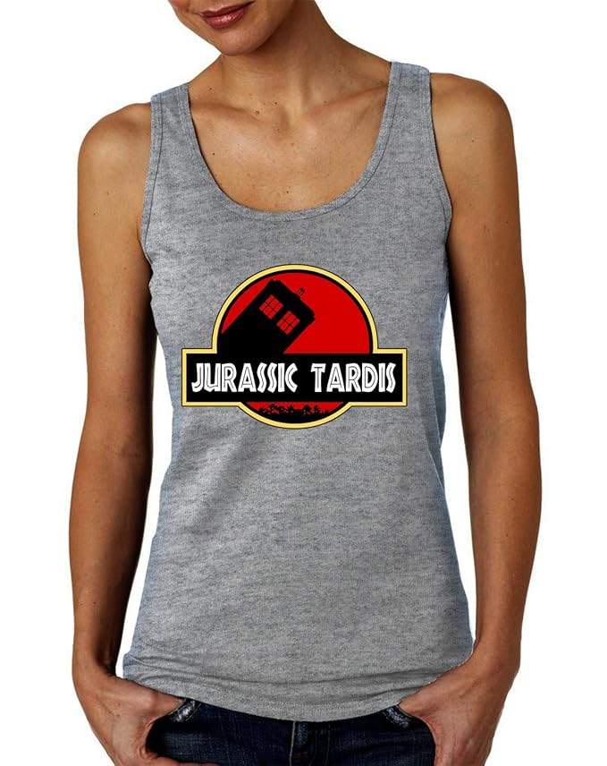 Jurassic Tardis Damen Tank Top T-Shirt