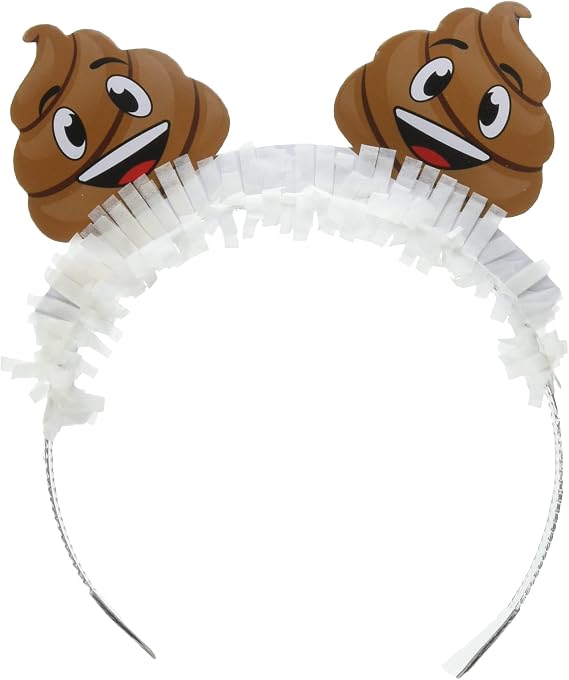 Poop Emoji Foto-Requisiten Set – 10-teilig, Aus Karton, Für Lustige Partyfotos & Deko