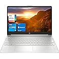 HP 15 Notebook Laptop, 15.6" Full HD Display, Intel Core i5-1135G7 Processor, 16GB DDR4 RAM, 512GB PCIe SSD, USB Type-C, Webcam, Wi-Fi, Windows 11 Home, Silver