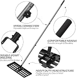 Walensee Lawn Leveling Rake 213cm 76x25cm Heavy Duty Levelawn Tool view 3