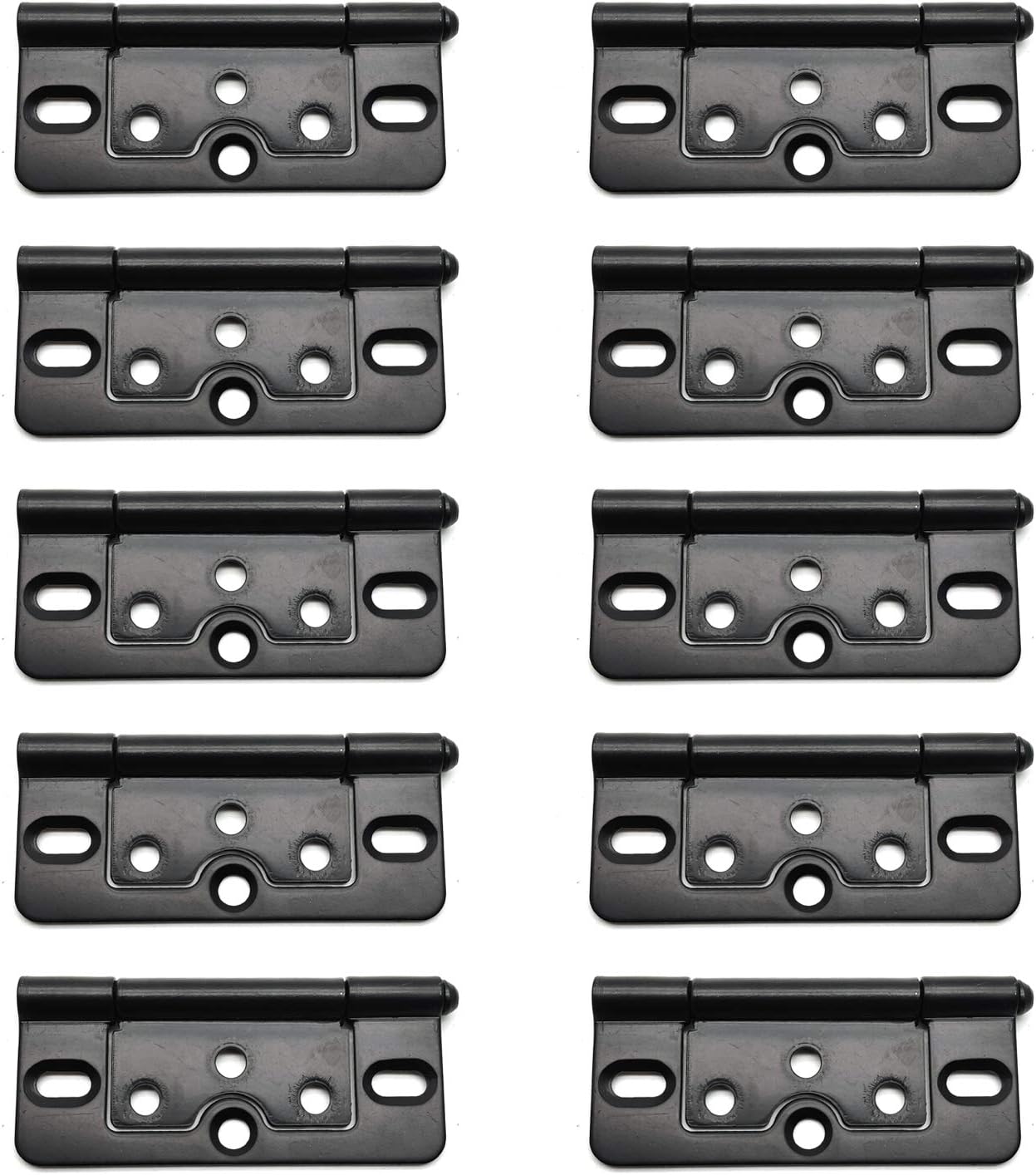 Hinges, 10Pack, Addlike Non Mortise Hinges Black 3 Inch Non