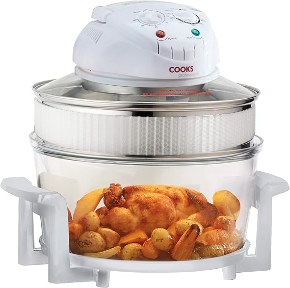 Electric Halogen Air Fryer Oven with Timer & Accesories,1400W 17L by