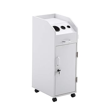 Amazon Com Barberpub Beauty Salon Trolley Storage Cart Hair Dryer