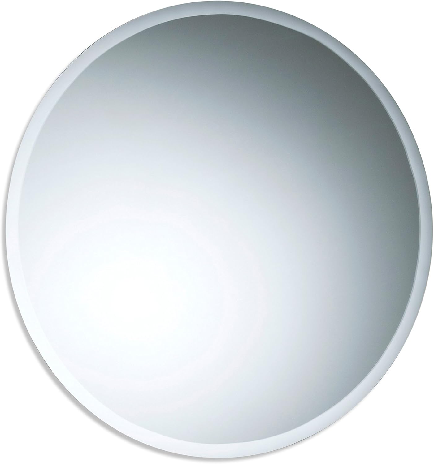Neue Design Bathroom Wall Mounted Mirror, 40cm x 40cm Round Simple, Elegant Design, Frameless