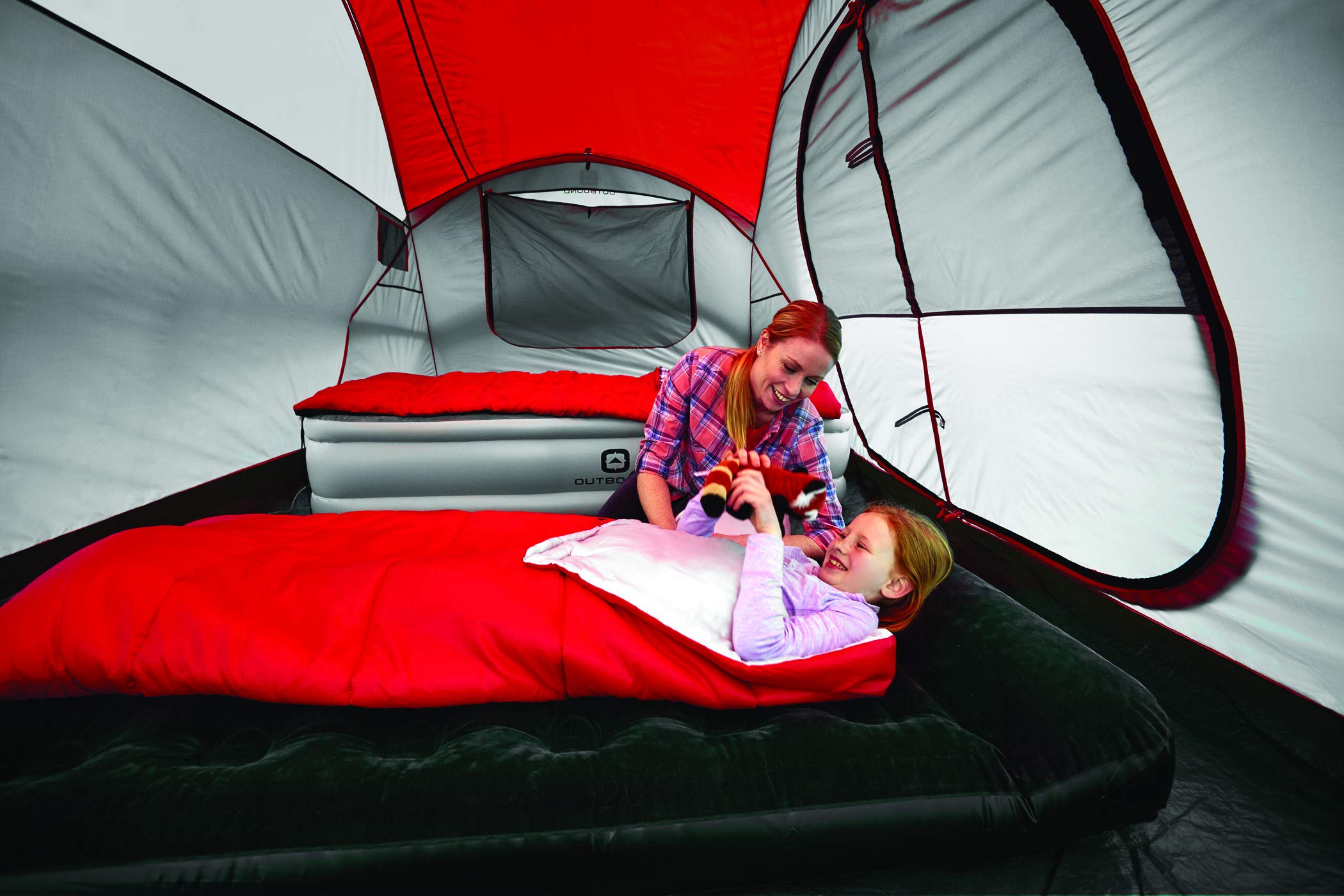 outbound twin single high airbed