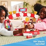Casdon Walls Ice Cream Parlour Playset - 35+ Pieces, Freezer & Money view 3