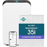 Alen 35i HEPA Air Purifier, Ultimate Filter, Covers 1,400 Sq Ft | For Odors, Mold, Smoke, Dust, Allergens, Viruses, Dander, Pet Fur with True HEPA filter. App to Control &amp; Data