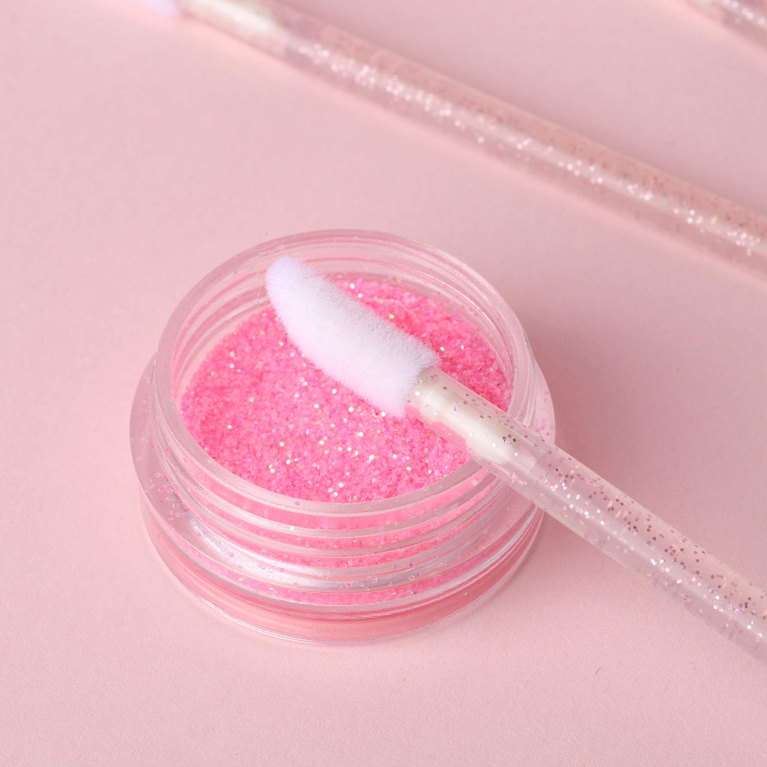 100 Disposable Lip Brushes, Lipstick Applicator, Lip Gloss Wands Pink Tbestmax: Beauty