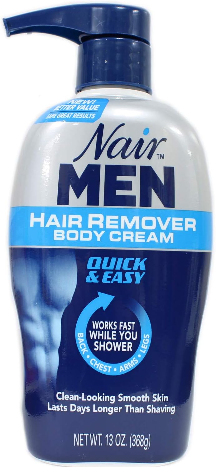Nair For Men Hair Removal Body Cream 13 oz (Pack of 7)
