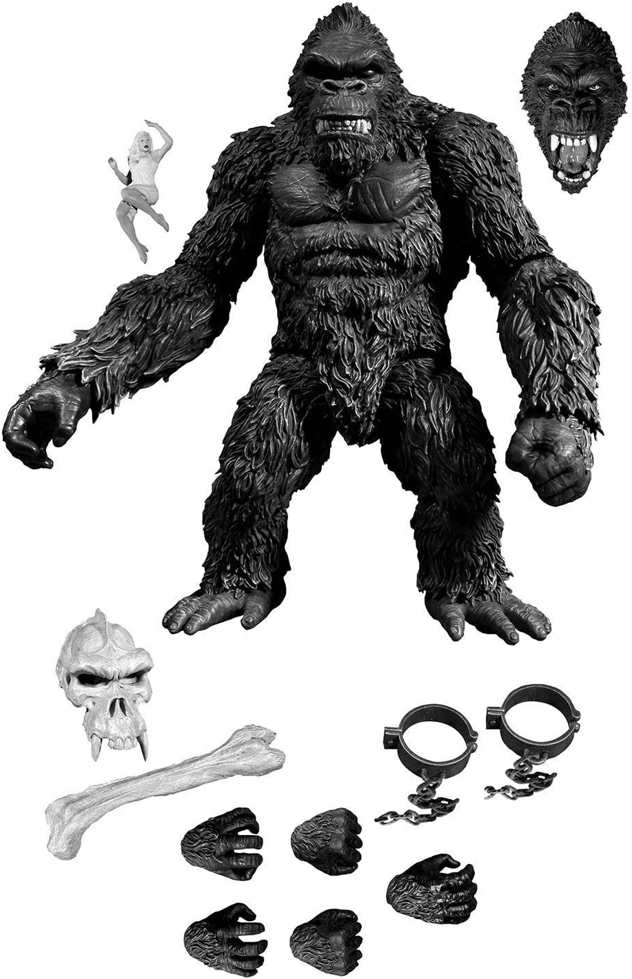 Mezco King Kong of Skull Island Black 