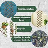 Garden Mile Heavy Duty Wooden Expanding Trellis 180 x 60 cm view 4