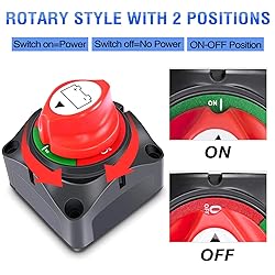 Nilight 2 Pack Battery Switch 12V 24V 48V 275A