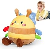 Baby Toys 6-12 18 Months, Musical Crawling Baby Plush Toys 12-18, 40 Songs & Recording Feature, Interactive Toddler Toys Age 1-3 Tummy Time Infants Toys for One Year Old Boy Girl Birthday Gift Easter