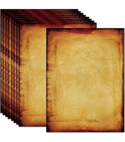 vintage paperさま　ご確認用 Amazon | 25 Sheets of Old Looking/Vintage Design Paper DIN