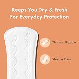 Rael Organic Cotton Cover Panty Liners Light Absorbency 44 Count view 2