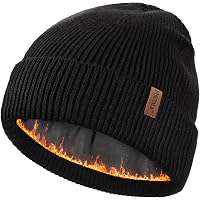 30% Merino Wool Beanie Hats for Men and Women, Thick Thermal  display picture 1