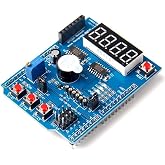 HiLetgo Multi-Function Shield ProtoShield Multi-Functional Expansion Board Sensor Shield Module with Four Digital Display for Arduino