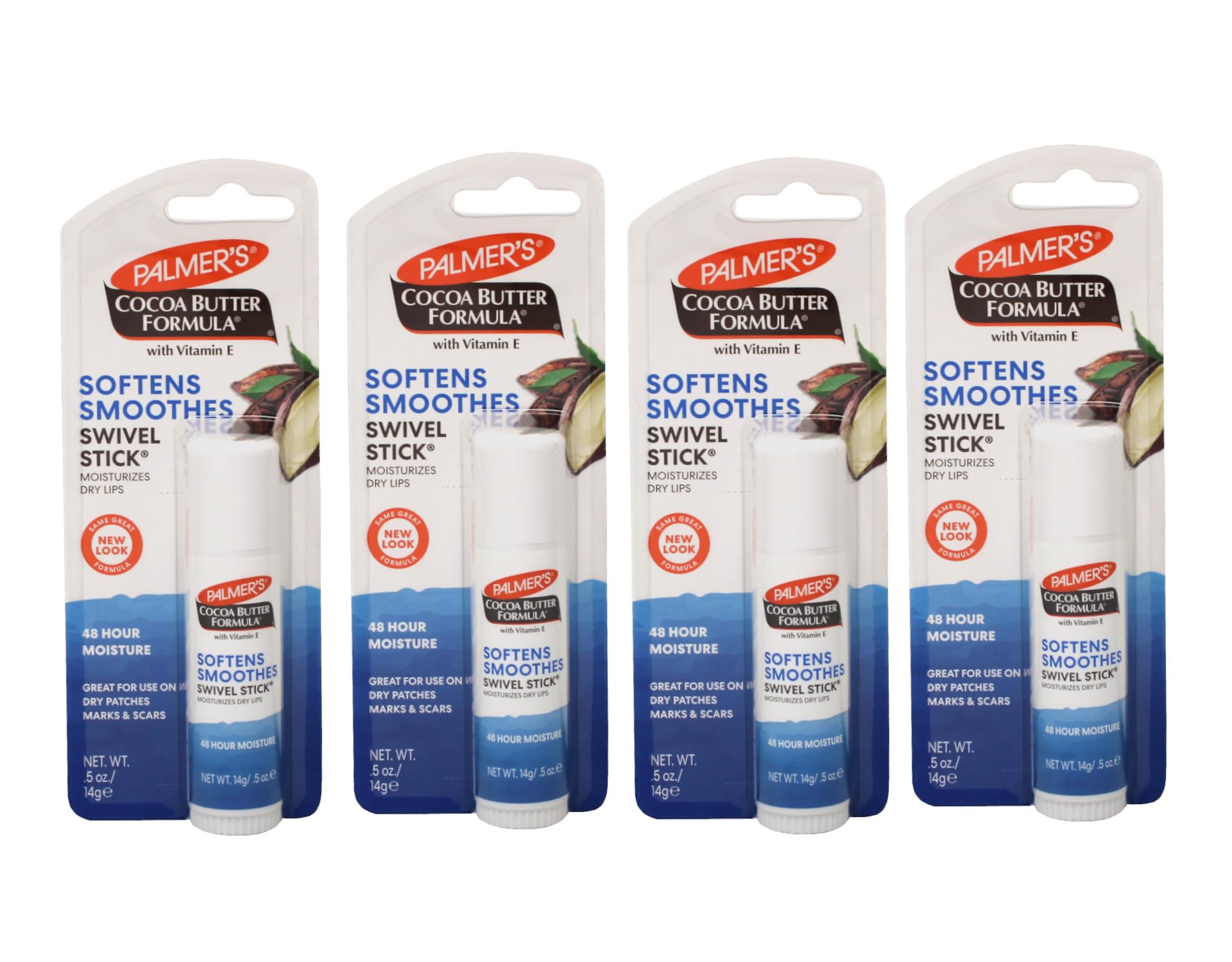 Palmer's Cocoa Butter Formula with Vitamin E, Swivel Stick, 0.5 Oz (Pack of 4) by Palmer's
