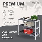 Vencier Bamboo Shoe Rack Natural 3 Tier Easy Assembly Large Capacity view 7