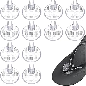 6 Pairs Clear Silicone Thong Sandal Toe Protectors, Flip Flop Gel Toe Guards Cushion Pain Prevention and Non-Slip Cushions Be