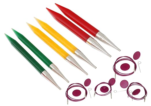 KnitPro 50617 Nadelspitzen Set Spectra Trendz Multicolor Chunky