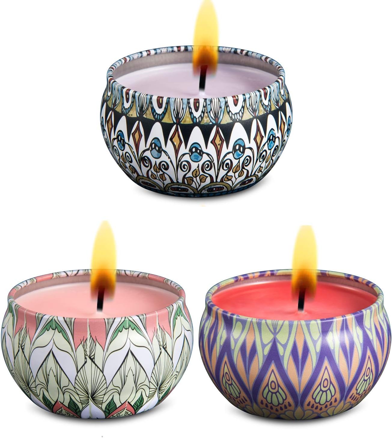 AMASKY Cactus Candles,Handmade Delicate Candle for Birthday,Weddings,Travel, Home Decoration (3 Packs)