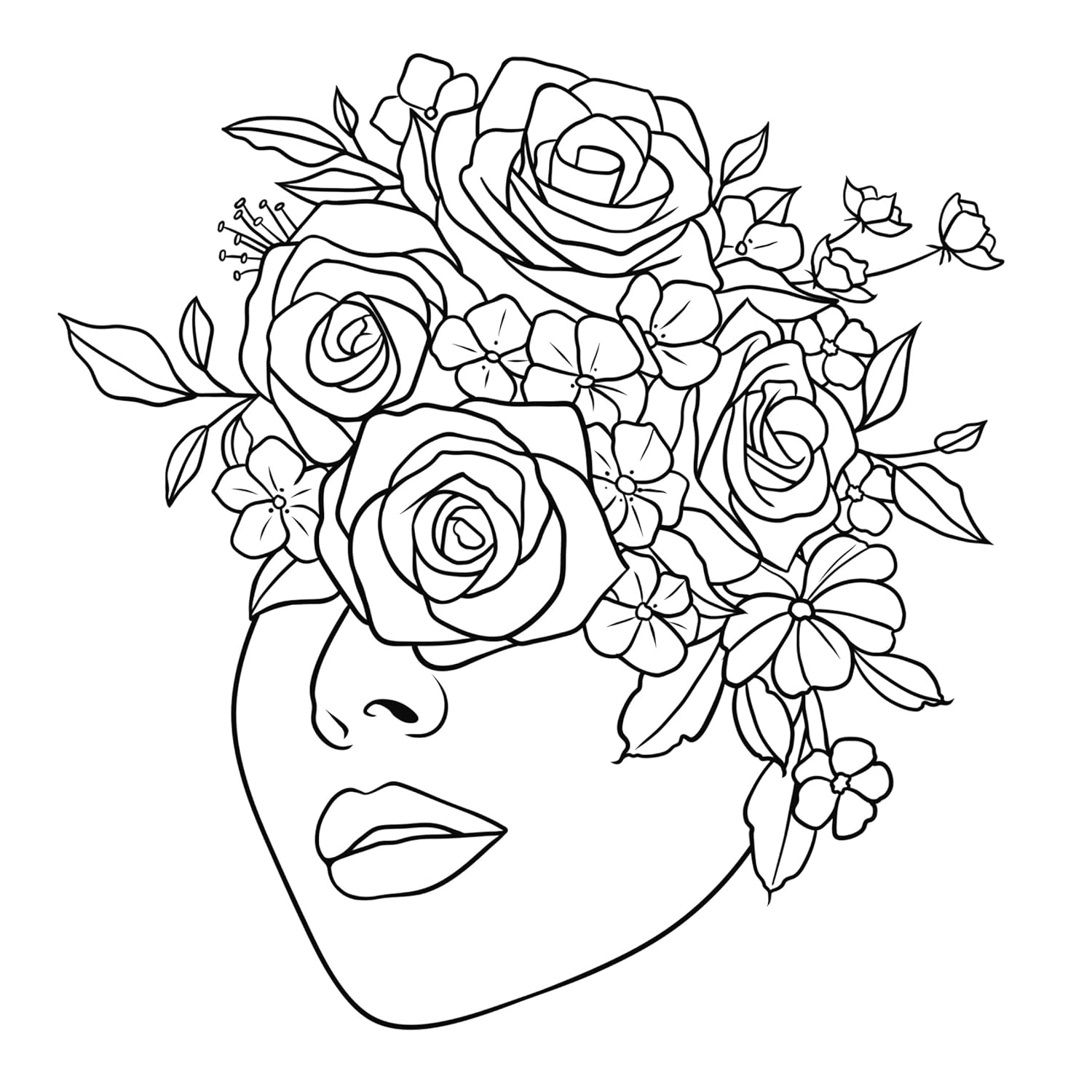 Pre Drawn Canvas Paint Kit Teen, Kids and Adult Sip and