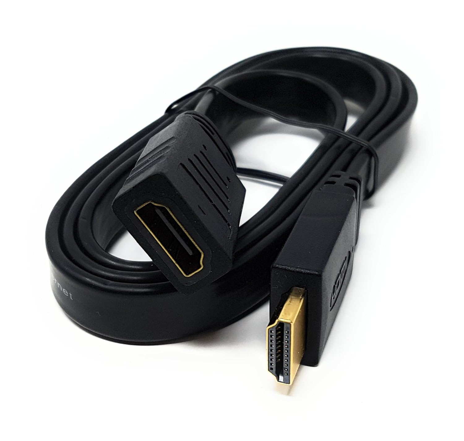 MainCore 1m Long Flat HDMI to HDMI Extension Cable for Amazon.co.uk