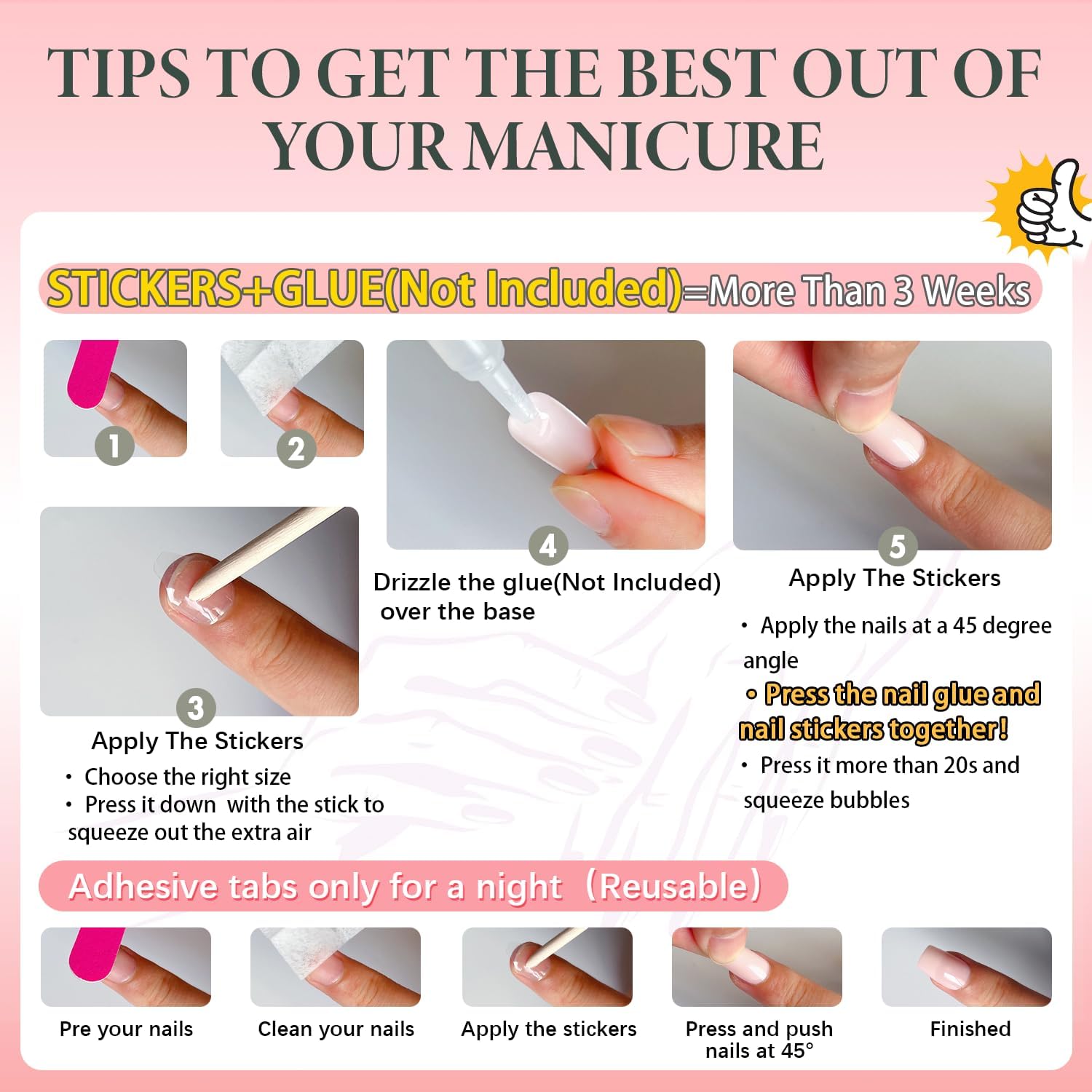 KQueenest 30 Pcs Brown French Tip Press on Nails Short Almond Nails Acrylic Medium Natural Nude Fake Nails Press ons Classic Glue on Nails Short Gel French Tip Nails Fall Nails for Women Manicure - Image 8