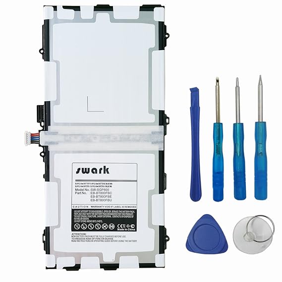 Swark Akku für Samsung Galaxy Tab S 10.5 SM-T800 SM-T801 T805 SM-T807 SM-T807P EB-BT800FBE EB-BT800FBC Ersatzakku Batterie Ta