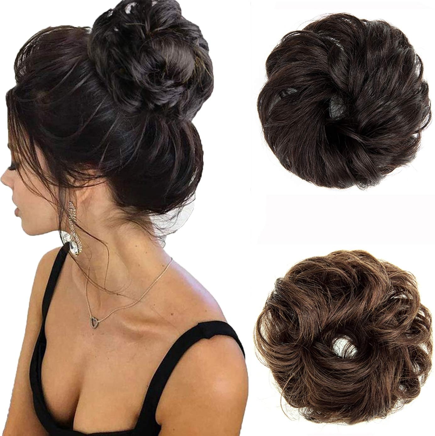 Parrucchno Dsordnato Per Le Donne Clp N Artglo Estensone Coda