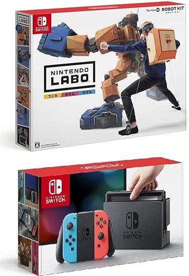 Amazon Nintendo Switch Joy Con L ネオンブルー R ネオンレッド Nintendo Labo ニンテンドー ラボ Toy Con Robot Kit Switch セット ゲームソフト Amazon Nintendo Switch Joy Con L ネオンブルー R ネオンレッド Nintendo Labo ニンテンドー ラボ Toy Con Robot Kit Switch セット ゲームソフト