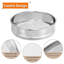 PATIKIL 200 Mesh Lab Sieve, 8" Diameter Test Sieve