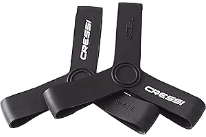 Cressi Fin Keepers - Gives Full Fin Power, No More Lost of Thrust - for Freediving, Snorkeling, Scuba Diving Fins
