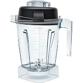 Deuovht Blender Pitcher 48oz, Compatible with 750 5300 5200 5000 7500 6300 Vm0102 Vm0103 Vm0197 E310, Venturist Laser-Cut Stainless Steel Blades BPA-Free Clear Jar