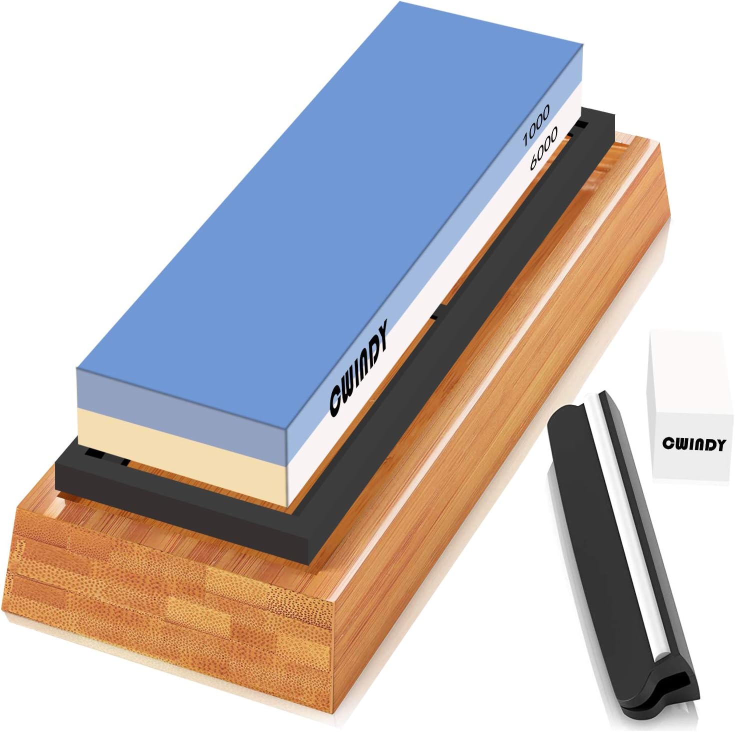CWINDY 1000/6000 Grit Sharpening Stone Whetstones Knife Sharpening