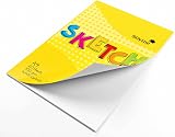 Silvine A4 Portrait Sketch Pad 20 Sheets 100gsm Smooth White Cartridge Paper view 3