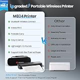 Phomemo M834 Portable Thermal Printer A4 Bluetooth Inkless Printer 2600mAh view 2