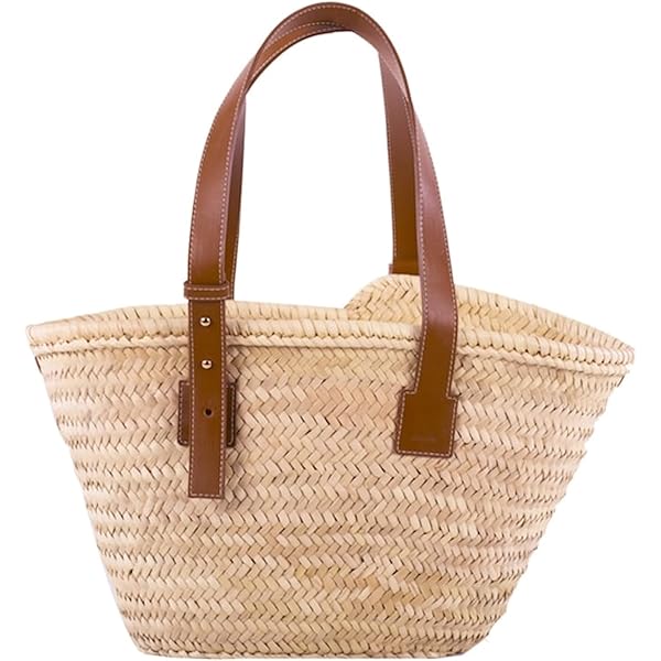 Loewe Bag Panier Osier Loewe Panier Français Avec Double Poignées