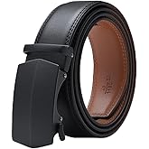 VANNANBA Men's Belt, Ratchet Dress Casual Belt with Adjustable Automatic Buckle for Jeans Dress Pants