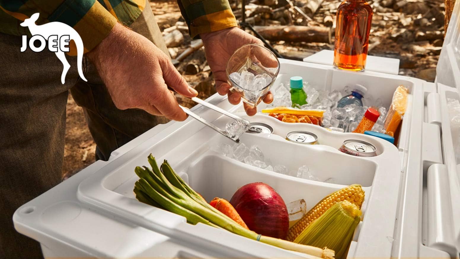 JOEE Cooler Organizer, Multiple Sizes to Fit Your Cooler- The World's Best Cooler Accessory with 5 Amazing Features Order Now is The Perfect Organizer to Maximize Your Cooler Space