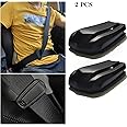 Seatbelt Seat Belt Adjuster,Seat Belt Clip Universal Shoulder and Neck Belt Locator Retainer Locking Clip, 2 Pieces