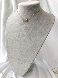MICOMAKA Birth Year Number with Crown Necklace,Old