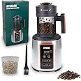 APOXCON Coffee Bean Roaster Electric Air Coffee Roaster Machine for Home Use with Coffee Bean Chaff Collection Basket Adjustable Timer & Variable Heat Settings & Air Fan Setting 1500W 100g
