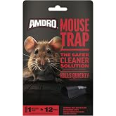 Amdro Mouse Trap | One Reusable, Mess-Free, No Poison, for Indoors or Outdoors Use