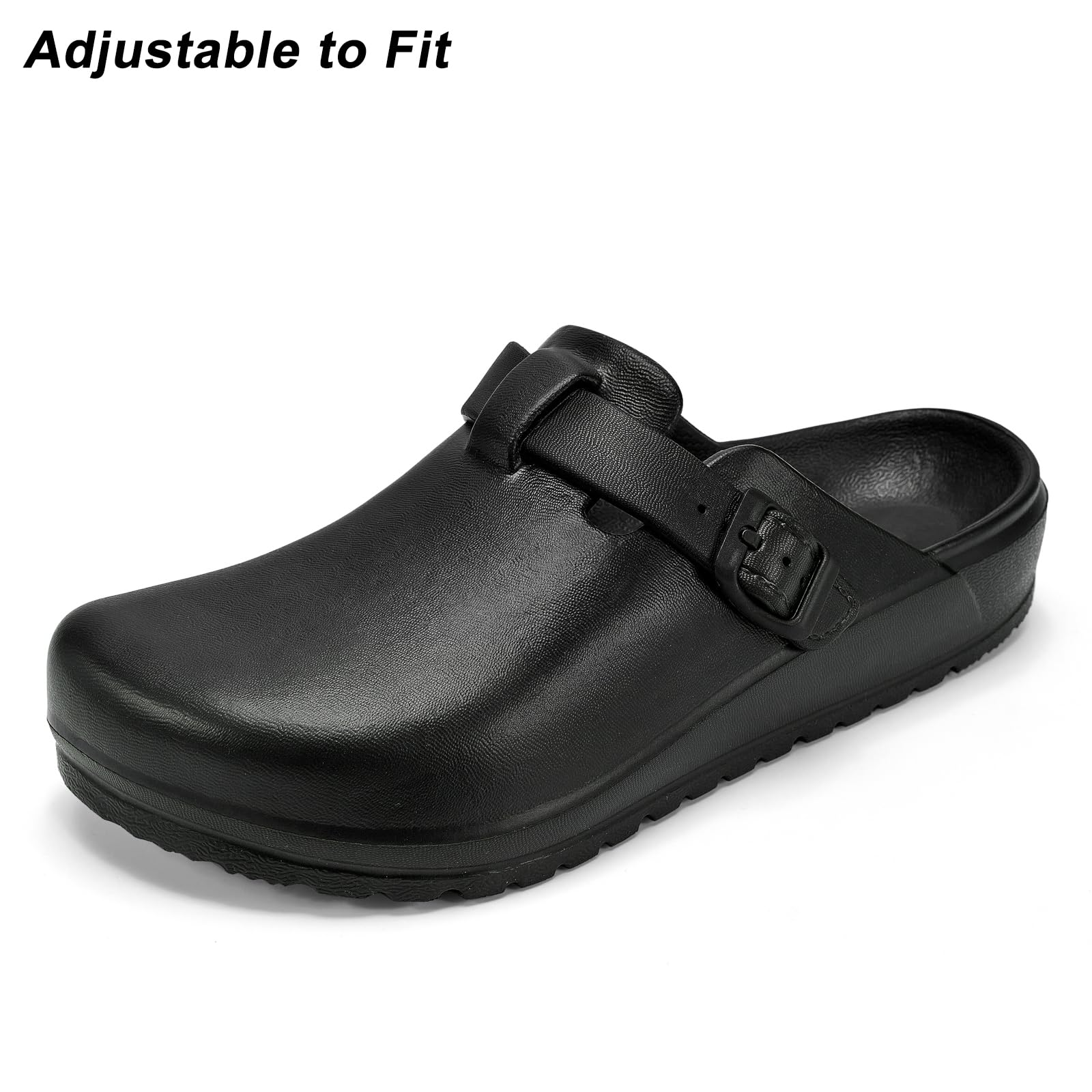 ZXT Arch Support Work Clogs Slip Resistant Orthopedic Shoes for Chef Nurse Garden Comfortable, Slip-On Cushion Slide Sandals