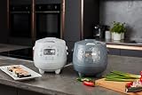 Yum Asia Panda Mini Rice Cooker 3.5 Cup Ninja Ceramic Bowl 220-240V Arctic White view 7