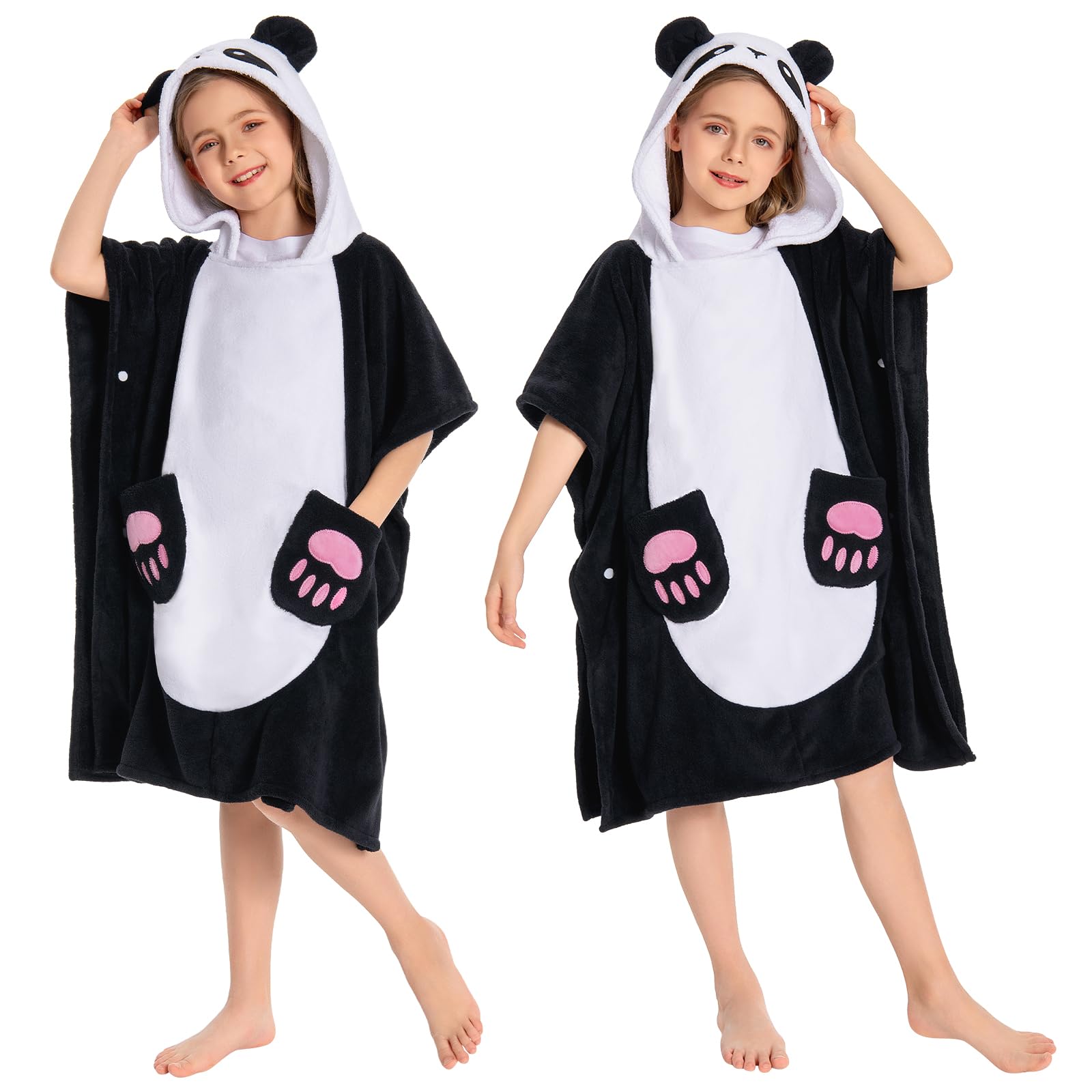 Photo 1 of **ITEM IS DIRTY/Only 1 or stinks check clerk comments**
OLAOLA Panda Hooded Kids Beach Towels for 3-12 Years Boys Girls, Soft Absorbent Kids Hooded Bath Towel Wrap, Toddler Pool Swim Towel with Hood