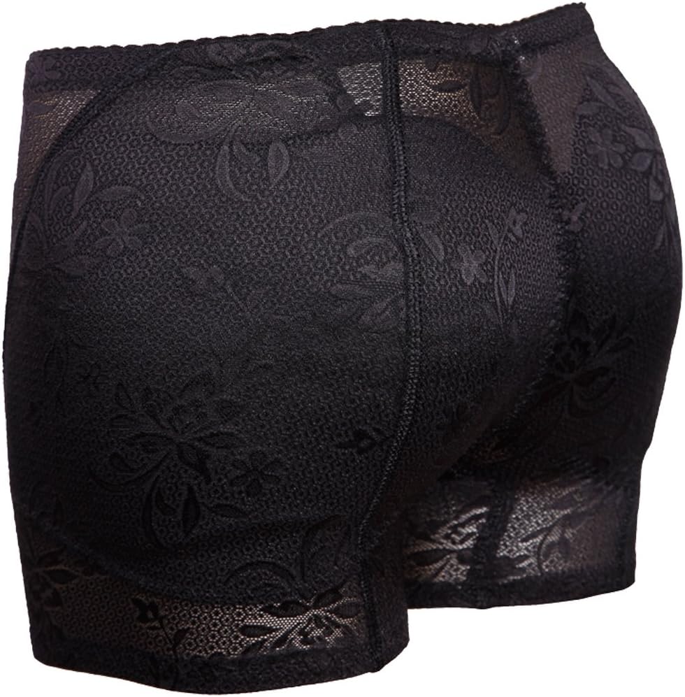 Booty Padded Seamless Butt Hip Enhancer Bottom Underwear Bum Shaper Panties Size Black