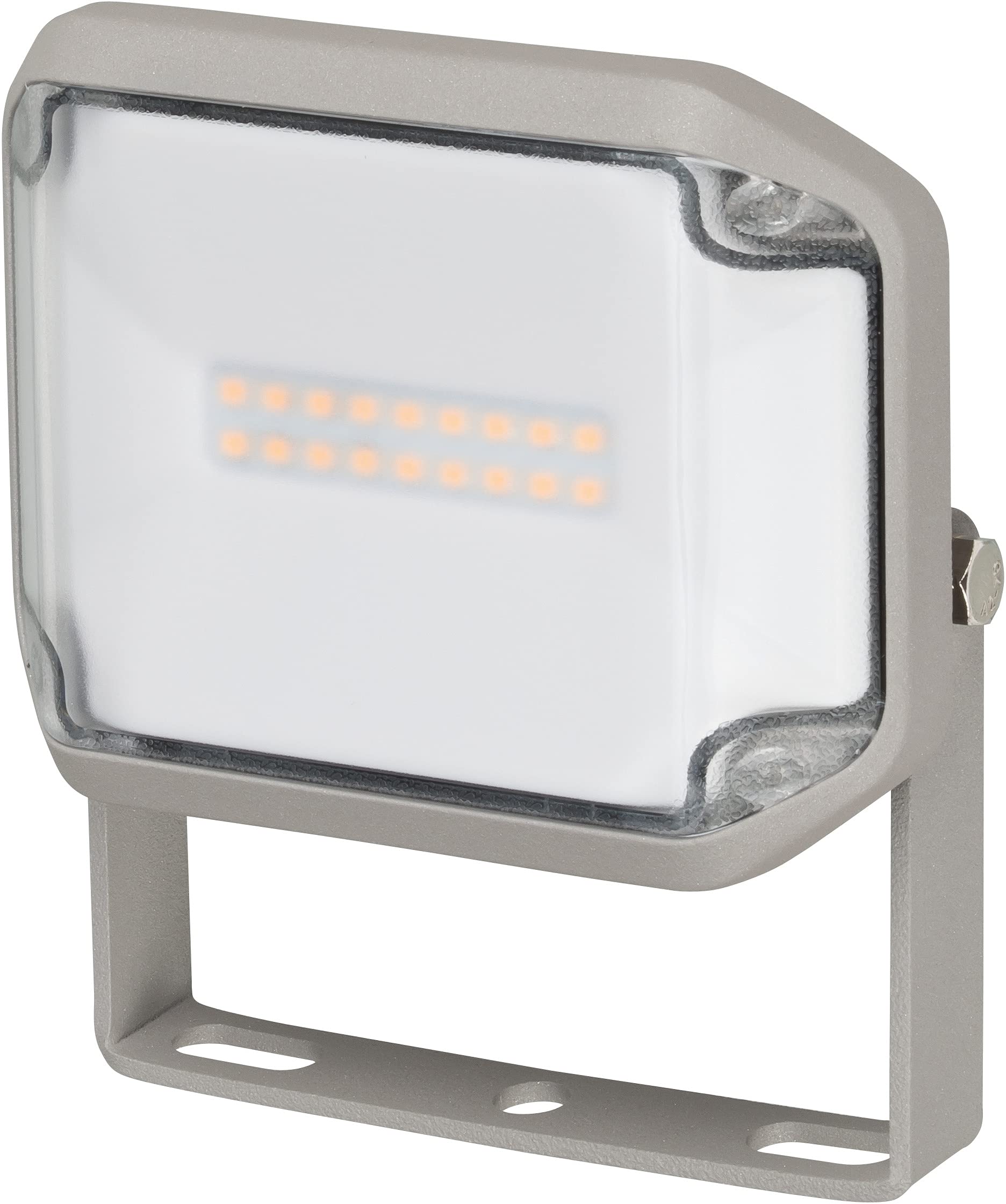 Brennenstuhl LED Floodlight AL 1050 / LED Spotlight for Outdoor use with 1010lm (LED Outdoor Light for Wall mounting, 10W, Warm-White Light 3000K, IP44)